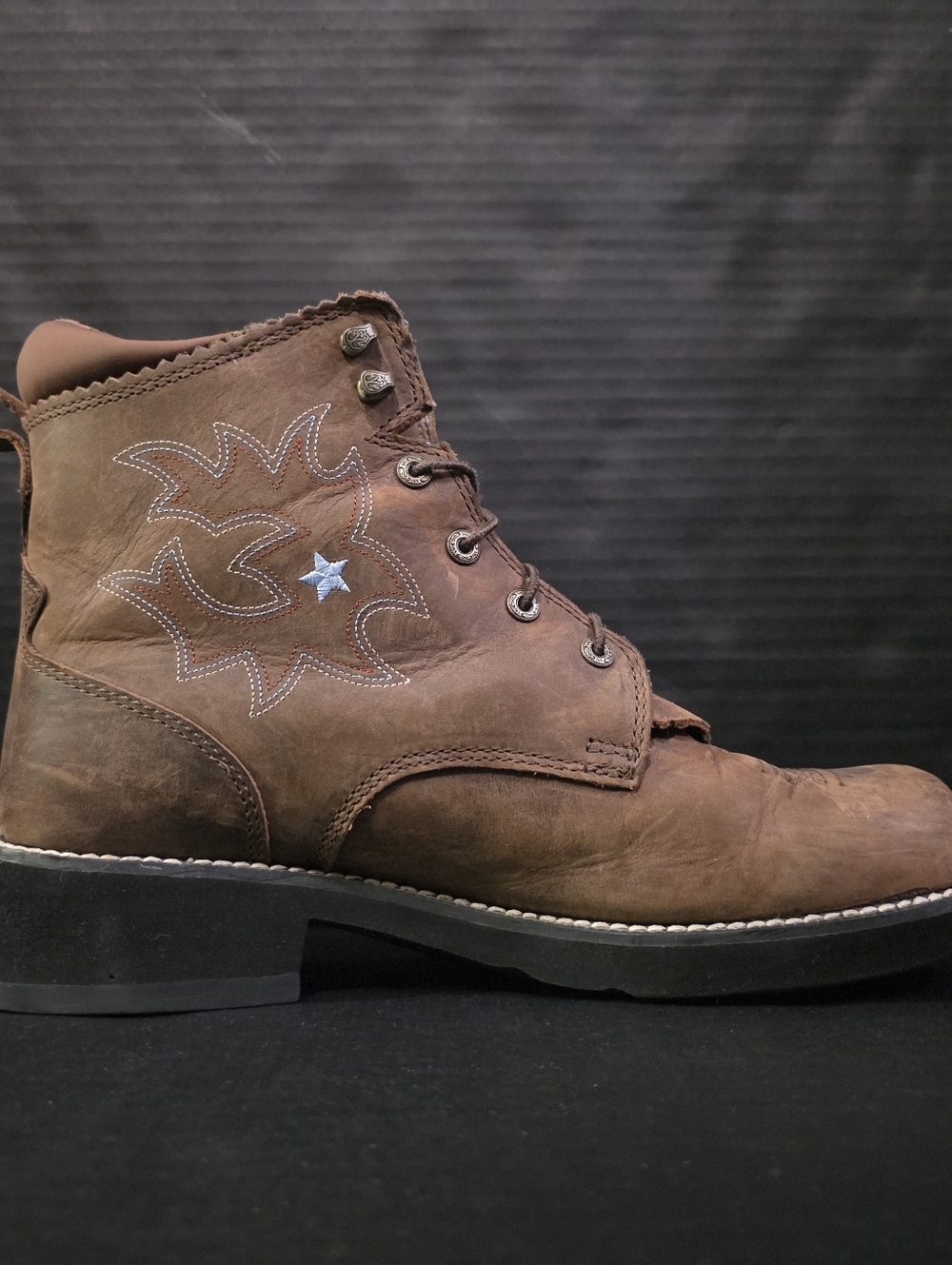Ariat Womens Driftwood Brown Probably Lacer Boot Size 11 - Picture 3 of 10